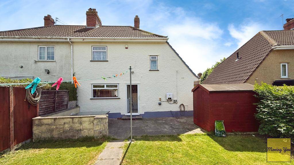 Rear of property