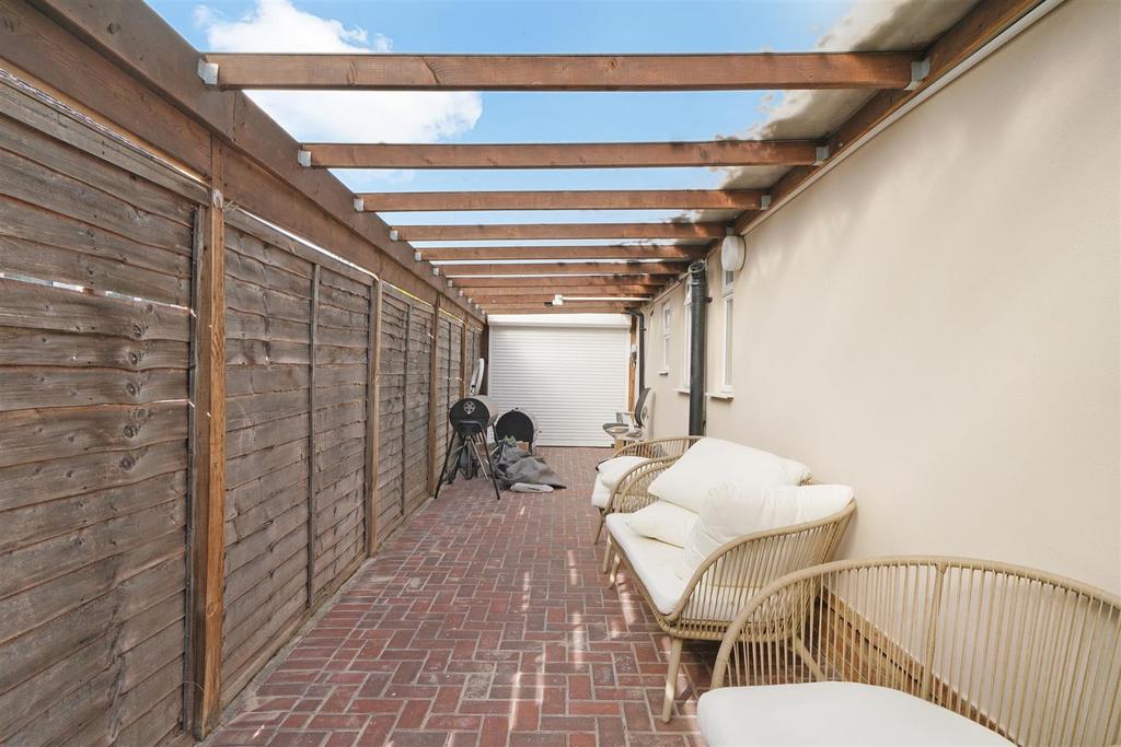 Private landscaped garden and office