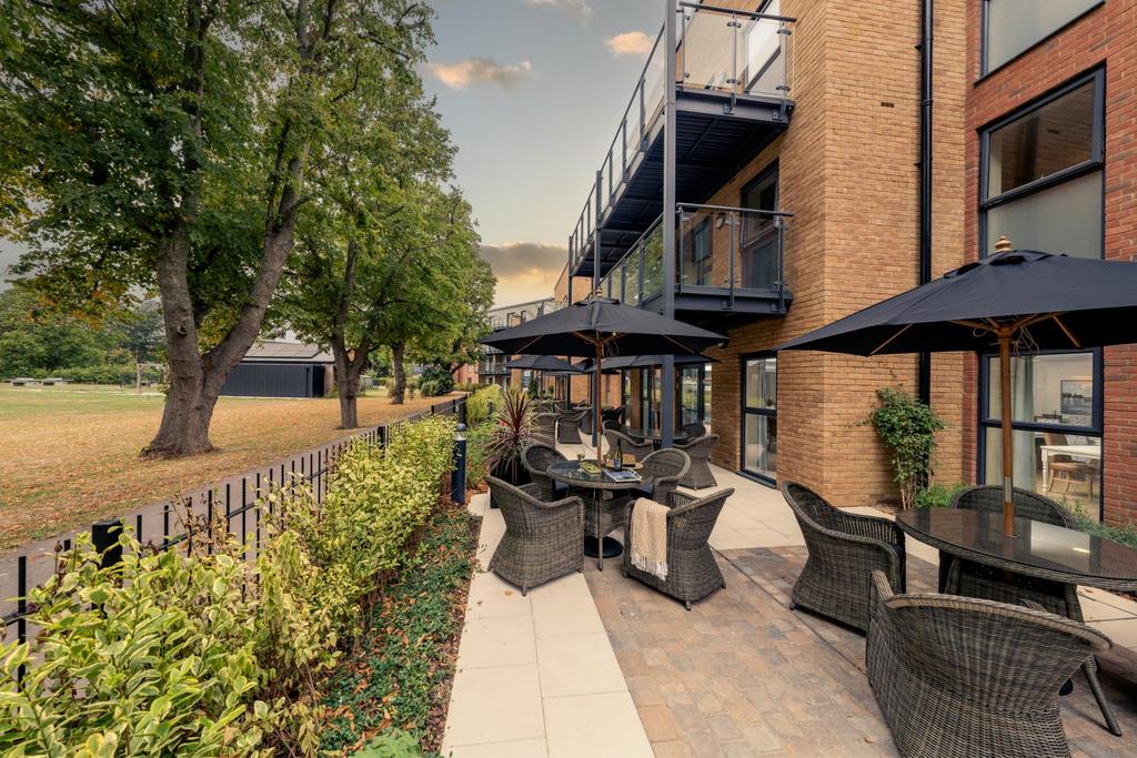 Communal patio