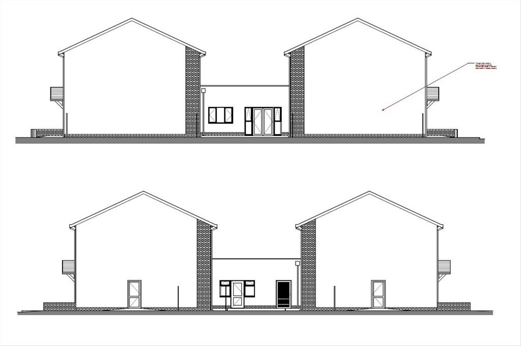 Proposed side elevat