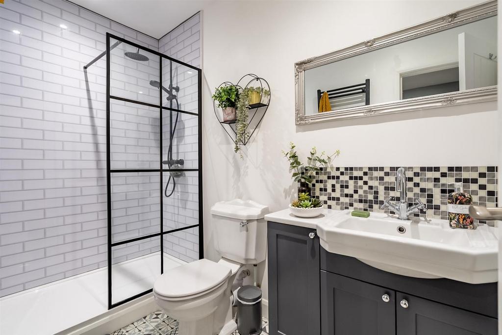 Downstairs shower room