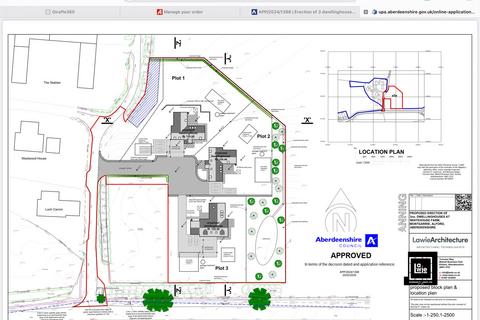 Plot for sale, West Of Whitehouse Farm, Montgarrie, AB33