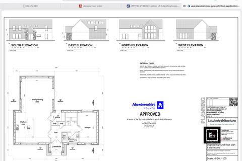 Plot for sale, West Of Whitehouse Farm, Montgarrie, AB33