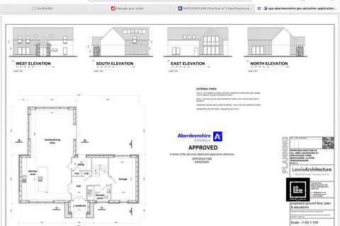 Plot for sale, West Of Whitehouse Farm, Montgarrie, AB33