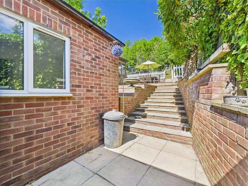 Patio with view to