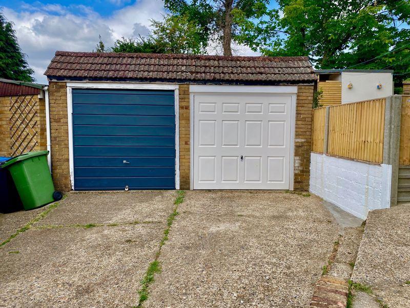 Garage (blue door)