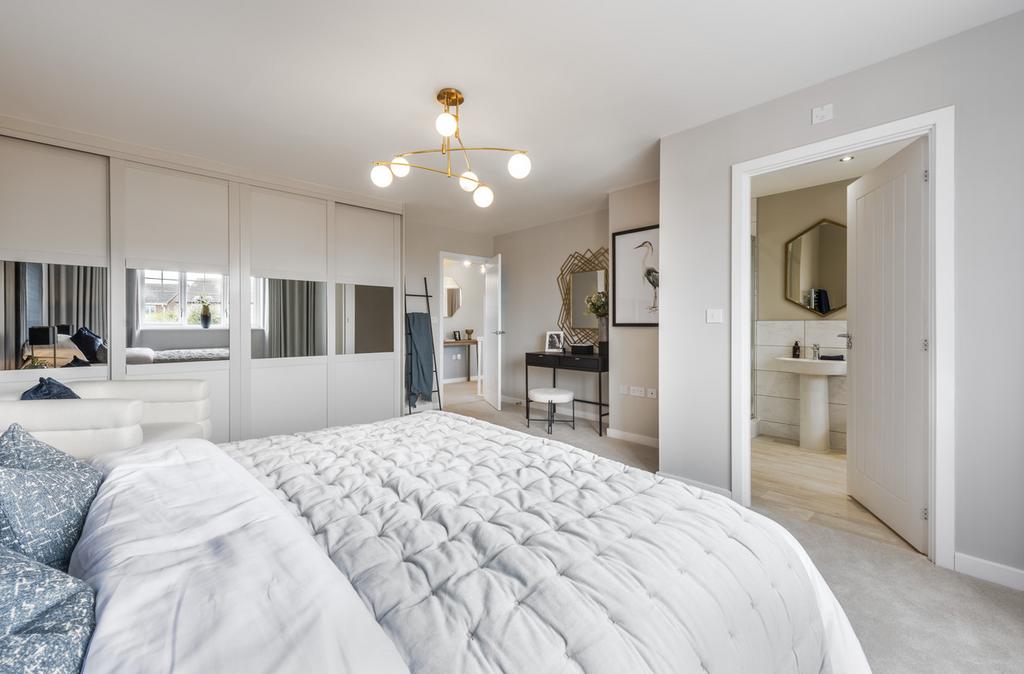 Indicative Bedroom, Contemporary Modern Decoration