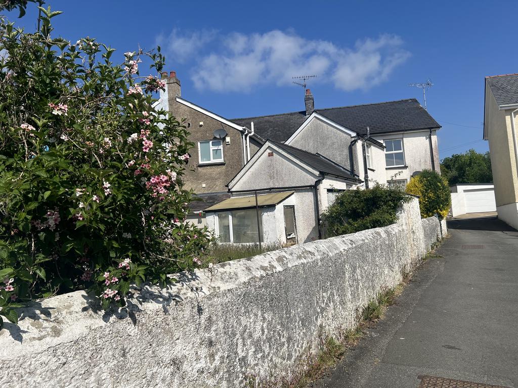 Rear of property
