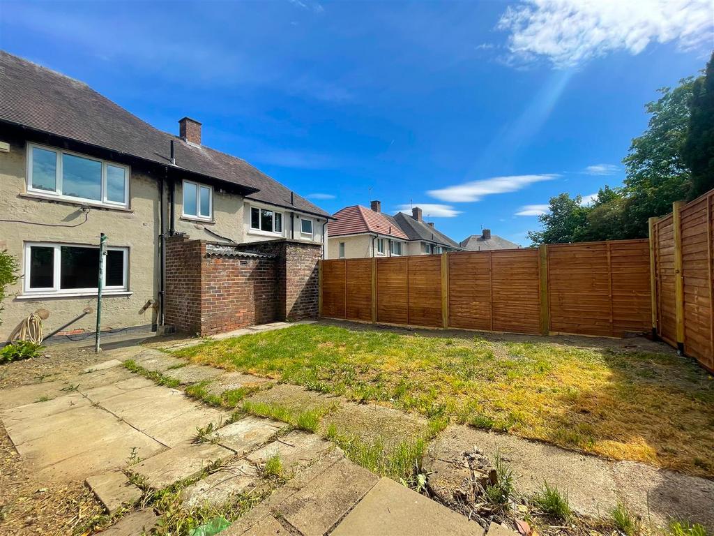 Rear gardens
