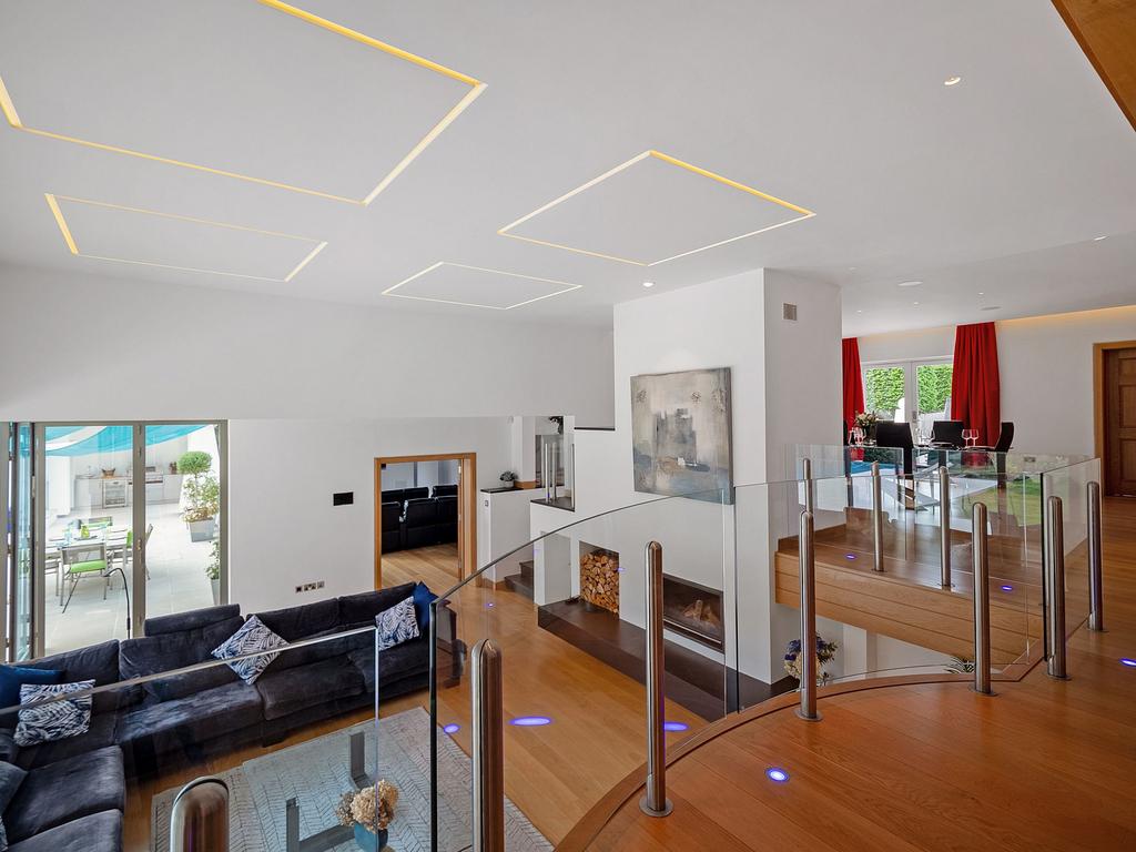 Library to living room