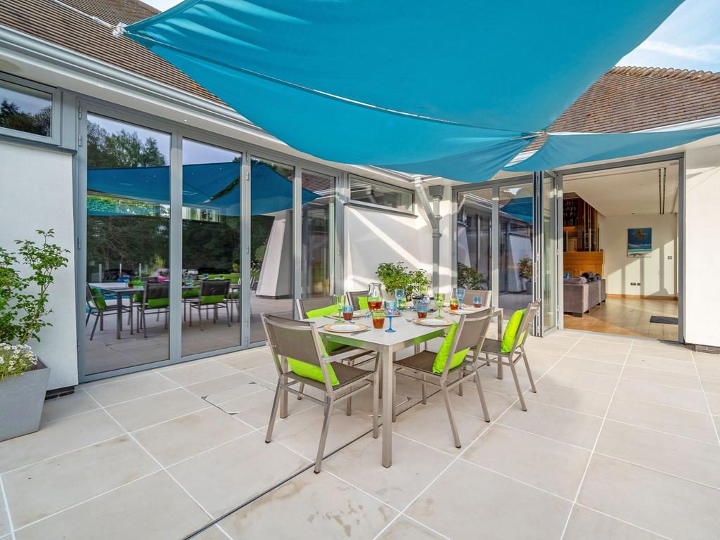 Outdoor seating area