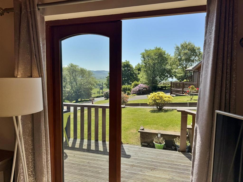 View from the french doors