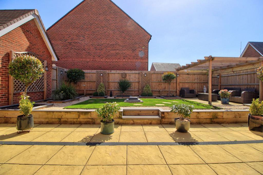Landscaped garden and terrace