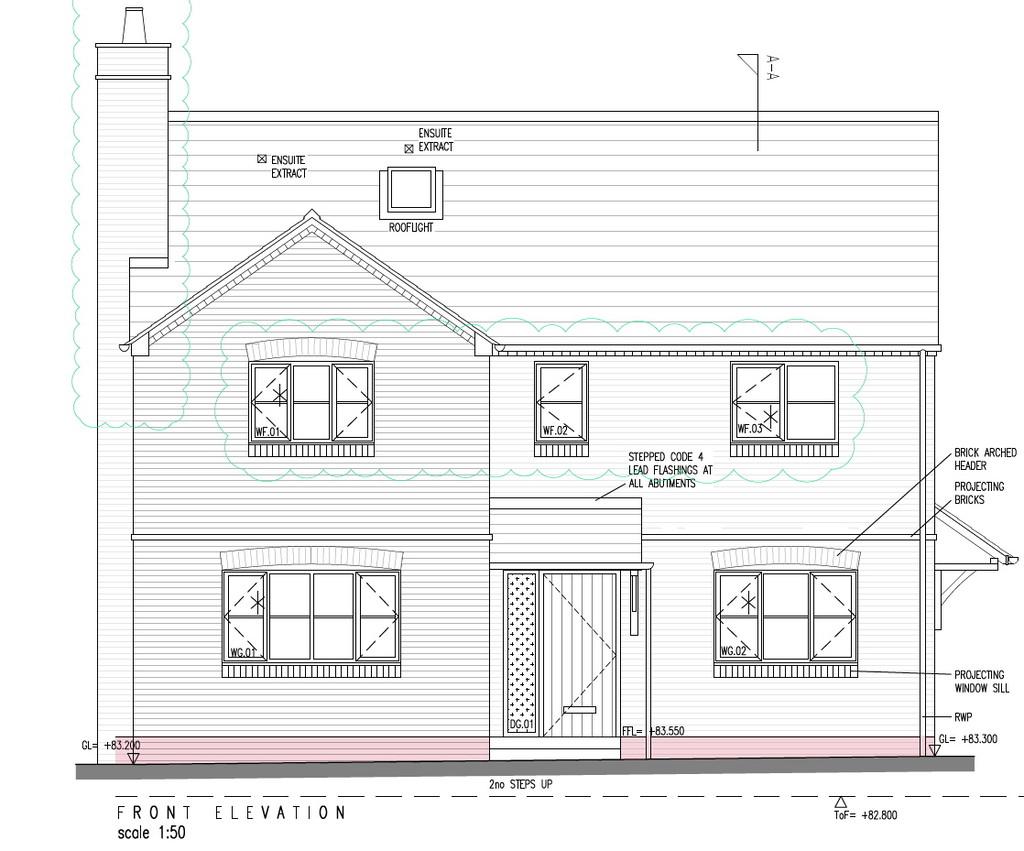 Plot 1 front elevation