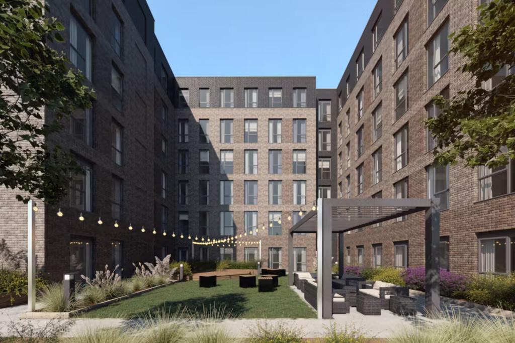 Traffic Street Courtyard View Draft 03