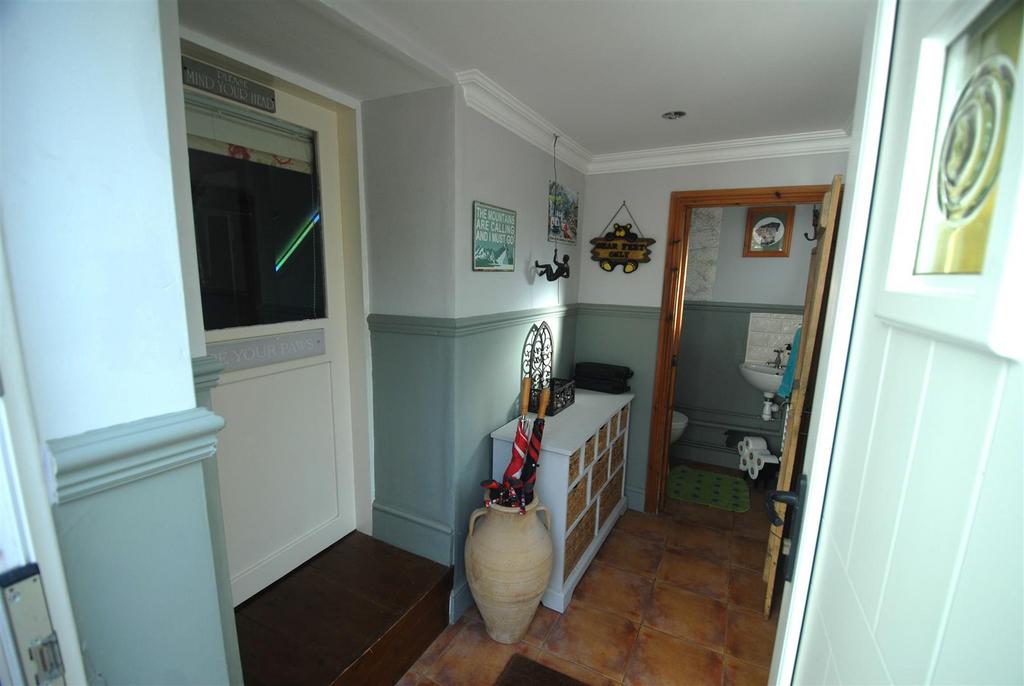Rear Porch/Boot Room and WC
