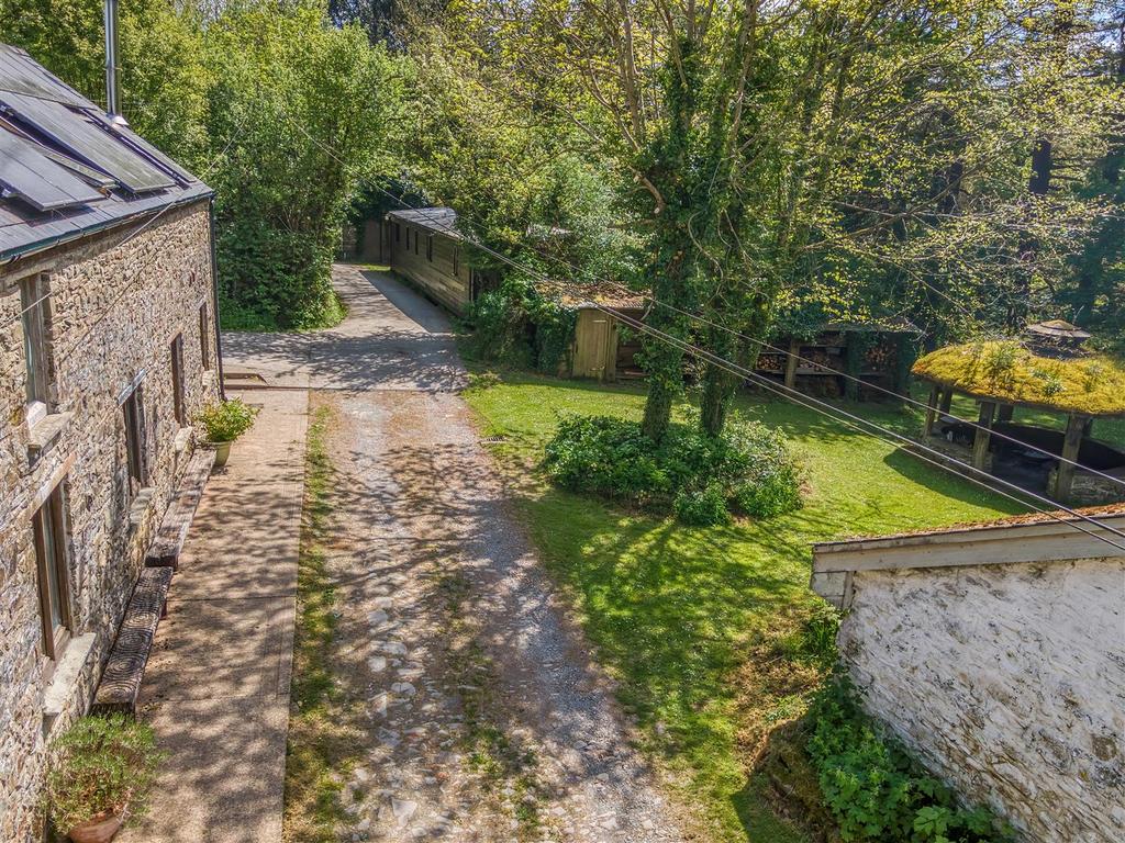 View down to Bunkhouse