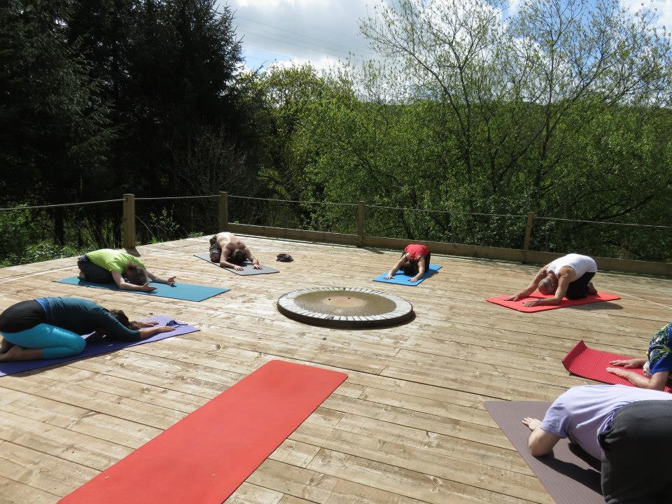 Decking used for Yoga (owner picture)