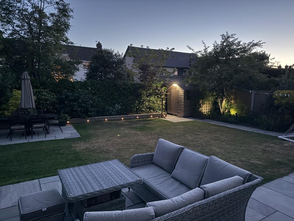 Garden in the evening