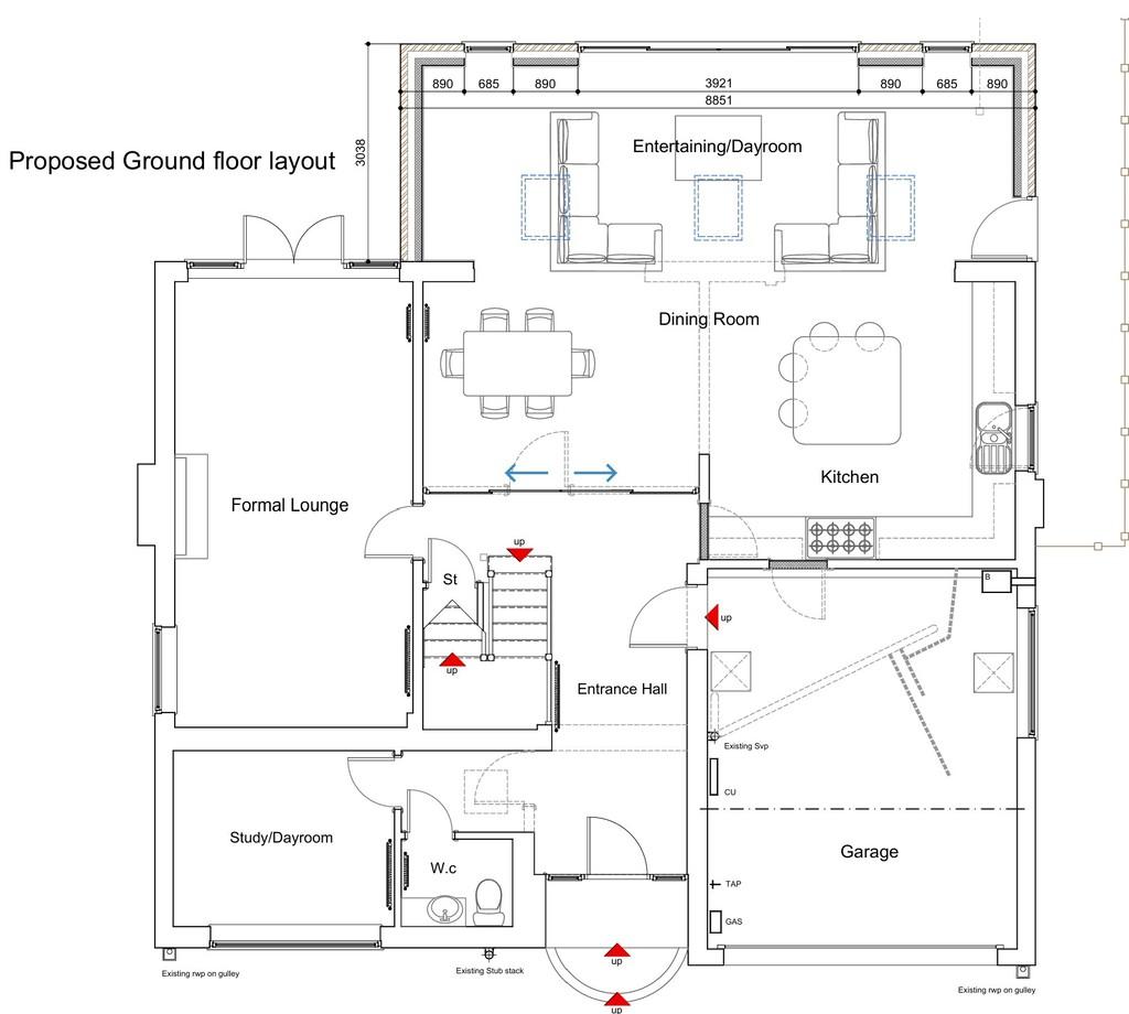Proposed ground floor layout