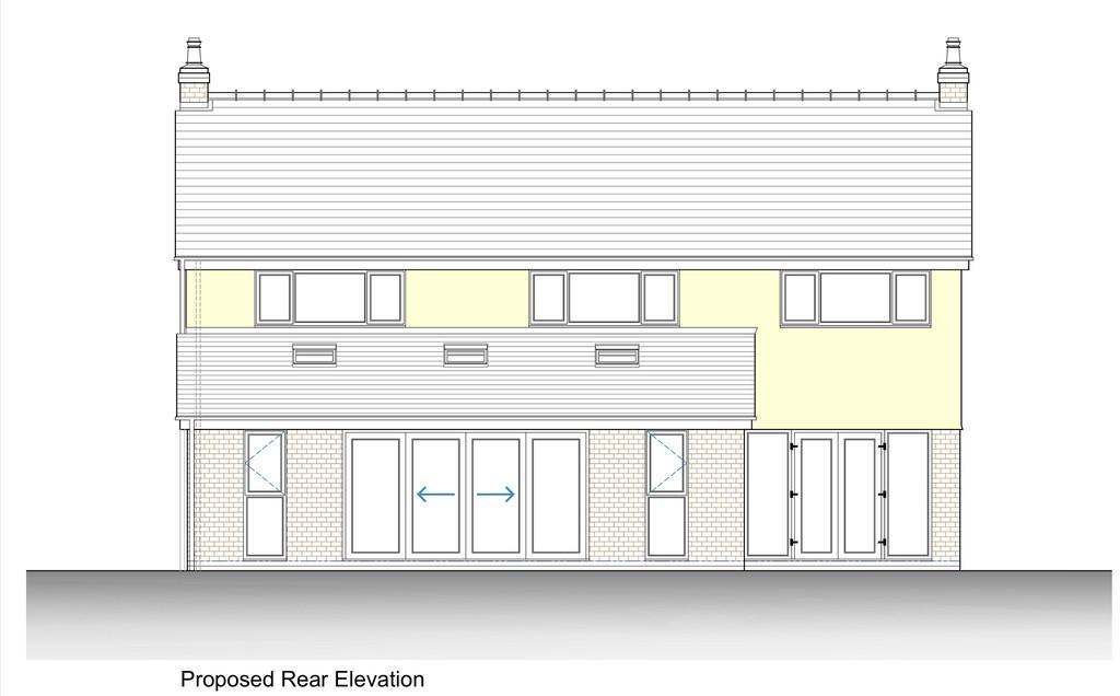 Proposed rear elevation