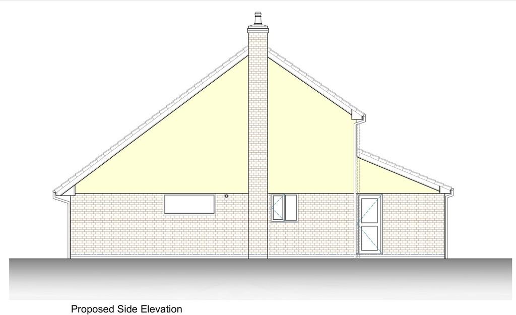 Proposed side elevation