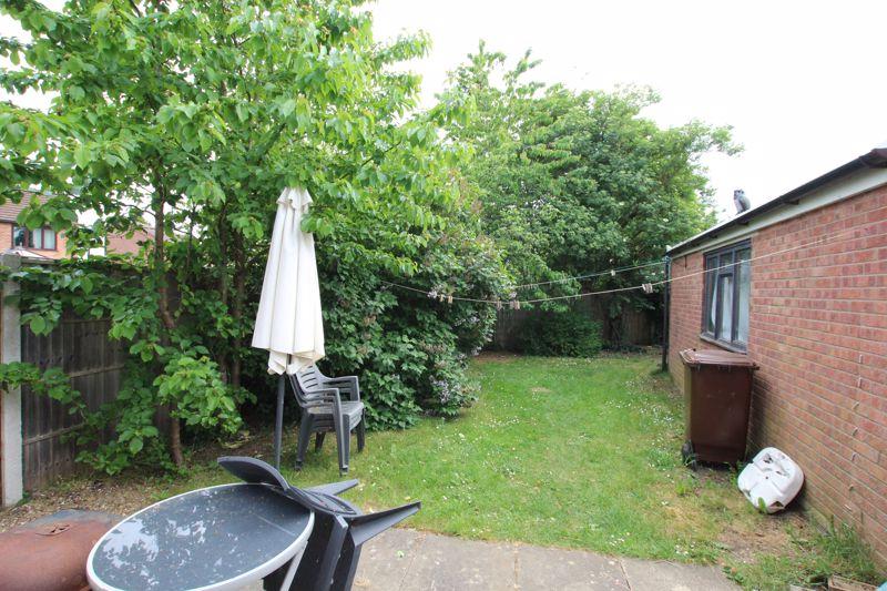 Area of rear garden