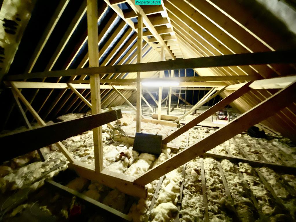 Front / middle of attic