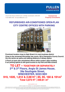 Office to rent, 39A Southgate St Winchester SO23 9EH