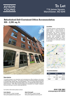 Office to rent, 7 St James Sq Manchester M2 6DN