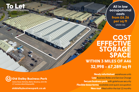 Warehouse to rent, Station Rd Old Dalby LE14 3NJ