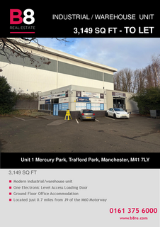 Factory to rent, Mercury Park Manchester M41 7BZ