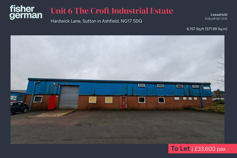 Warehouse to rent, The Croft Stanton Hill NG17 3HS