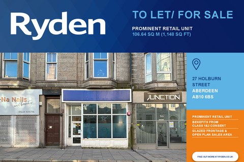 Retail property (high street) to rent, 23-27 Holburn St Aberdeen AB10 6BS