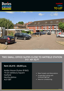 Office to rent, 19-25 Salisbury Sq Hatfield AL9 5BT
