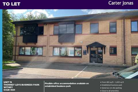 Office to rent, 15-16 Thorney Leys Park Witney OX28 4GE
