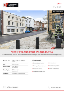 Office to rent, 1-2 High St Windsor SL4 1LD