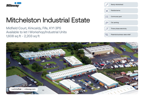 Industrial development to rent, Muirhead Park Kirkcaldy KY1 3PB