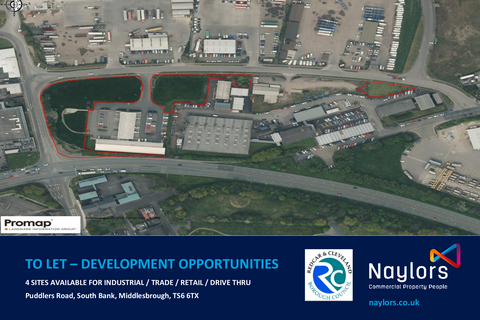 Land to rent, Puddlers Rd Middlesbrough TS6 6TX