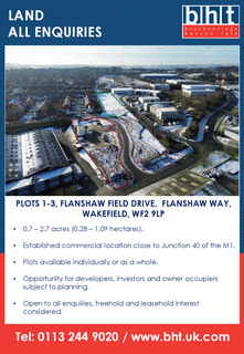 Land to rent, Plot 1-3 Flanshaw Field Dr Wakefield WF2 9FU