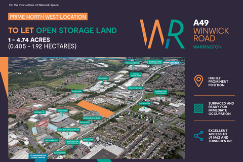 Land to rent, Winwick Rd Warrington WA2 8HQ