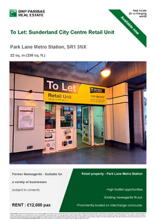 Petrol station to rent, Park Ln Sunderland SR1 3NX