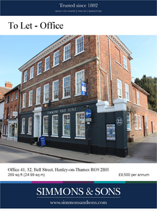 Office to rent, 32 Bell St Henley On Thames RG9 2BH