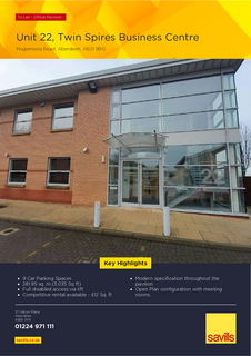 Office to rent, 22 Mugiemoss Rd Aberdeen AB21 9HH