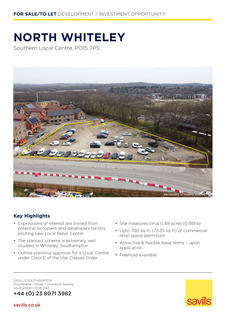 Land to rent, 1 Sawpit Rise Fareham PO15 7PG