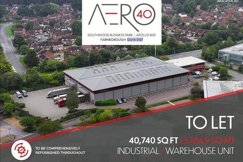 Warehouse to rent, 40 Apollo Rise Farnborough GU14 0GT