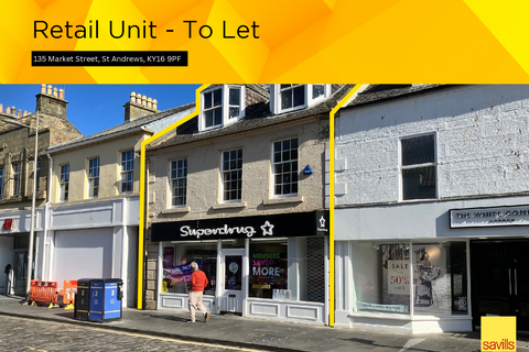 Retail property (high street) to rent, 131-135 Market St St Andrews KY16 9PF