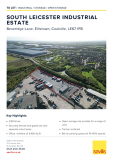 Land to rent, Beveridge Ln Coalville LE67 1FB