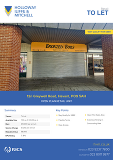 Retail property (high street) to rent, Greywell Rd Havant PO9 5AH