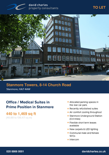 Office to rent, 8-14 Church Rd Stanmore HA7 4AW